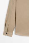 Куртка Massimo Dutti OVERSHIRT, Beige/Beige - фото 9