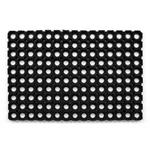 Коврик rugsX, 40x60 см, черный - фото