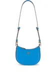 Кожаная сумка через плечо Half Moon PINKO, синий - фото