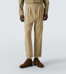 Твиловые прямые брюки Tom Ford, Khaky - фото 3