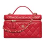 Кожаная сумка женская red CHANEL, Set (Bag+Dust Bag) - фото 2