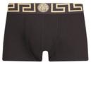 Боксеры Versace с логотипом 3 шт, черный - фото 4