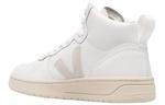 Кроссовки Veja V-15 Leather 'White' - фото 3