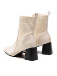 Ботильоны на блочном каблуке DeeZee, экрю - фото 3