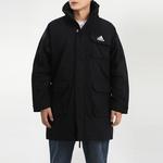 Стеганая куртка мужская черная Adidas, черный - фото 3