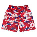 Шорты Denim Tears Camo Cotton Wreath Mesh Shorts, Red - фото 2