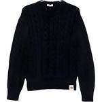 Свитер крупной вязки Bally, синий - фото