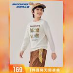 Унисекс свитшот Skechers, белый - фото 2