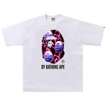Футболка свободного кроя BAPE Lightning By Bathing, цвет Белый/Черный - фото