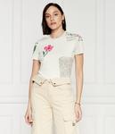 Футболка Desigual MIRNA Slim Fit, экрю - фото 3