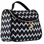 Женская косметичка-органайзер, чехол-сумка INTER-VION серии BLACK&WHITE - фото 6