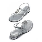 Сандалии женские Central&Kitty, серебряный - фото 15