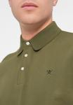 Поло Hackett London FASHIONED COLLAR, Moss Green/Olive - фото 6