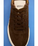 Темно-Коричневые кроссовки Estro, коричневый - фото 2