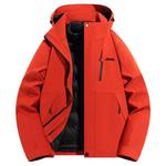 Куртка унисекс Jeep, черная 3-в-1 (с утеплителем из пуха) - фото 6