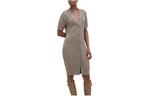 Платье женское Hermes с короткими рукавами, серый - фото