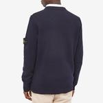 Свитер мужской темно-синий Stone Island, синий - фото 4