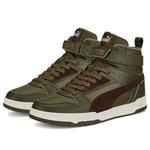Кроссовки rbd game high 'olive green burgundy' Puma, зеленый - фото 2