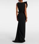 Топ с рюшами Maticevski, черный - фото 3