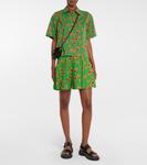 Цветочная мини-юбка Kenzo, Grass Green - фото 2