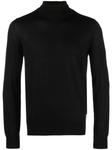 Brioni джемпер Dolcevita с высоким воротником, черный - фото