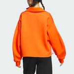 Свитшот женский полу-ударно-оранжевый Adidas - фото 3