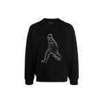 EMPORIO ARMANI Свитшот мужской черный SS23 - фото