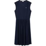 Бесплатное плиссированное платье LACOSTE, синий - фото