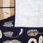 DECATHLON Athletic Equipment Beach Towel Cotton Midnight Blue, Lunar Rock Gray - фото 5