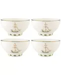 Британские колониальные миски для риса "Пассат", набор из 4 шт. Lenox, white - фото