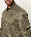 Куртка-Бомбер «Рокки» regular fit Blauer, зеленый - фото 4