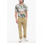 Брюки чинос с высокой талией Woolrich, Beige - фото 4