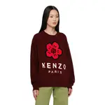 Боке цветок вязаный джемпер KENZO, красный - фото 6