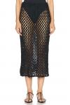 Вязаная юбка Моана HAIGHT., черный - фото