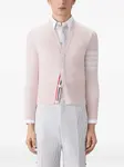 Кардиган с V-образным вырезом THOM BROWNE, розовый - фото 3