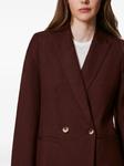 Двубортный блейзер TWINSET, коричневый - фото 5