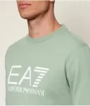 Толстовка slim fit Ea7, зеленый - фото 4