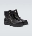 Ботинки шнурованные из кожи пикши Bottega Veneta, черный - фото 5