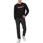 Толстовка унисекс черная Evisu, черный - фото 6