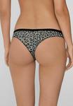 Трусы Tezenis Thong, Grey/Mottled Black - фото 3