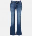 Джинсы-буткат Arrow с высокой талией Frame, Nebula - фото