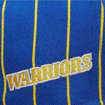 Кепка NBA GOLDEN STATE WARRIORS TEAM PINSTRIPE SNAPBACK CAP Mitchell And Ness, цвет Blau - фото 3