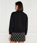 Свитер колледж классический экипаж Cropped fit Palm Angels, черный - фото 3