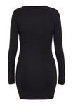 Вязаное платье NAEMI Knitted dress, черный - фото 2