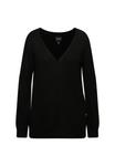 Кардиган LONG SLEEVE V-NECK Ulla Popken, черный - фото