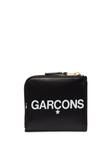 Comme Des Garçons Wallet кошелек на молнии с логотипом, черный - фото 2