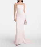 Платье-бюстье Софи из крепа с декором Safiyaa, Barely Pink - фото 2