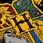 Гарри Поттер - футболка с гербом Хогвартса черная - фото 3