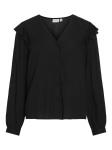 Блуза VILA, черный - фото