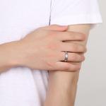 UTD Кольцо из серебра 999 пробы Unisex - фото 9